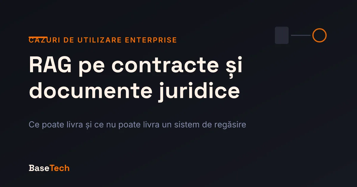 Ilustrație abstractă cu pagini de contract segmentate pe clauze, una evidențiată și citată la nivel de articol